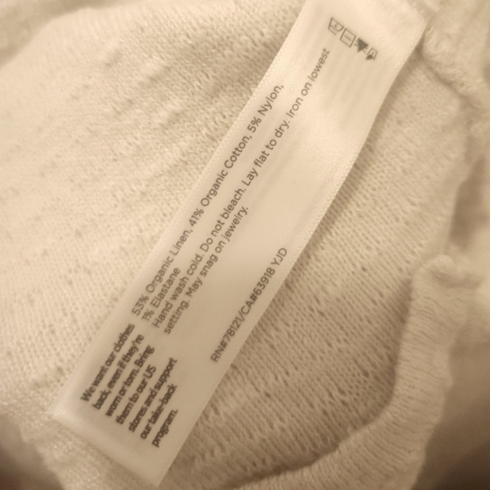 Eileen Fisher | Organic Linen-Blend Crew Neck Sweater - Picture 9 of 10